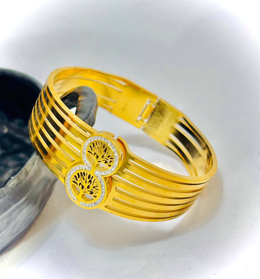 18K gold Plated Double Tree of Life Bracelet