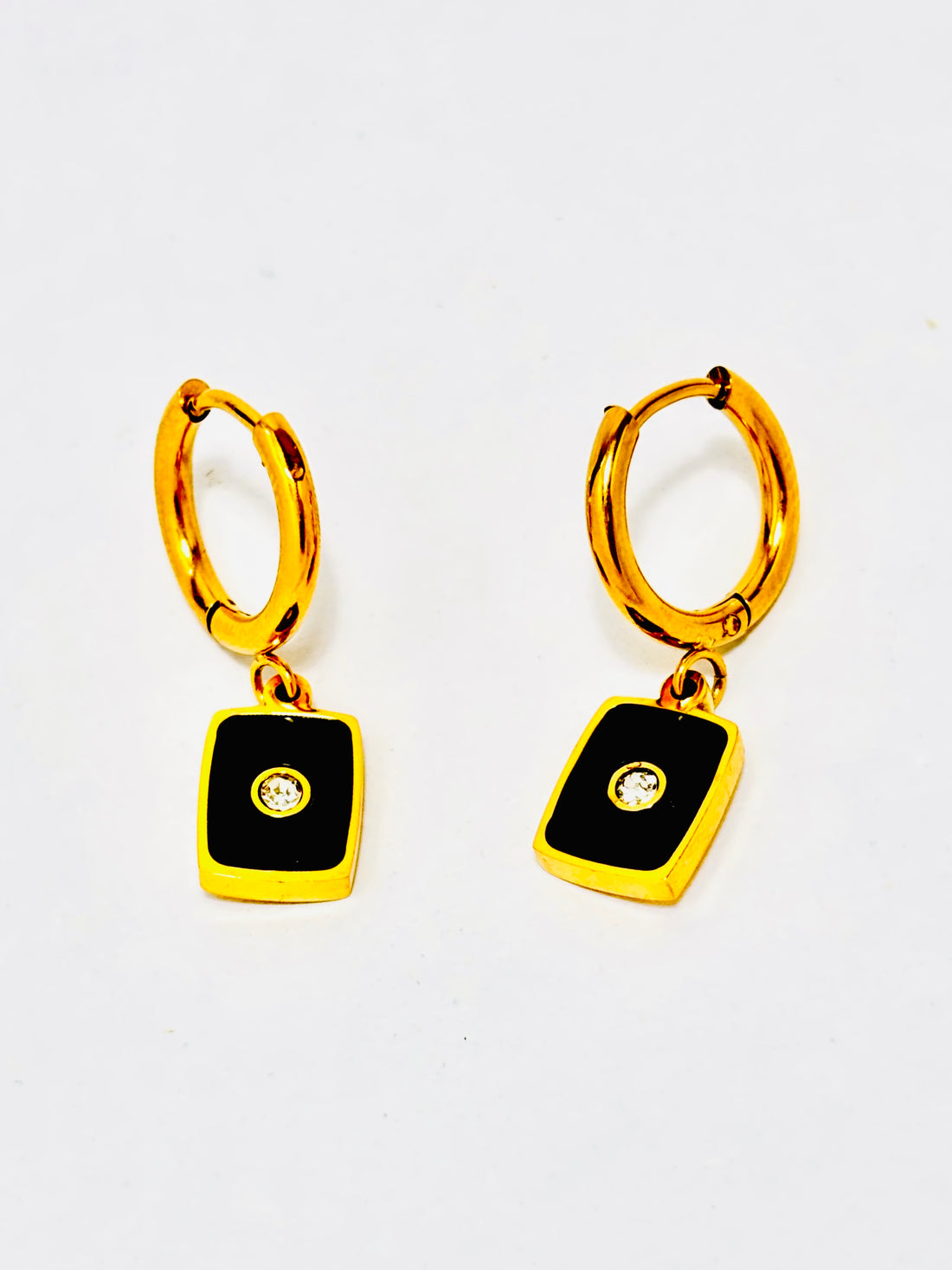 Golden Noir Grace Earrings