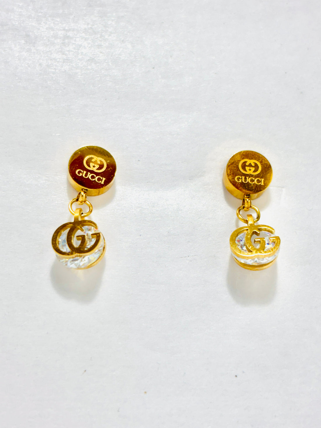 Gucci Elegance Gold Dangle Earrings