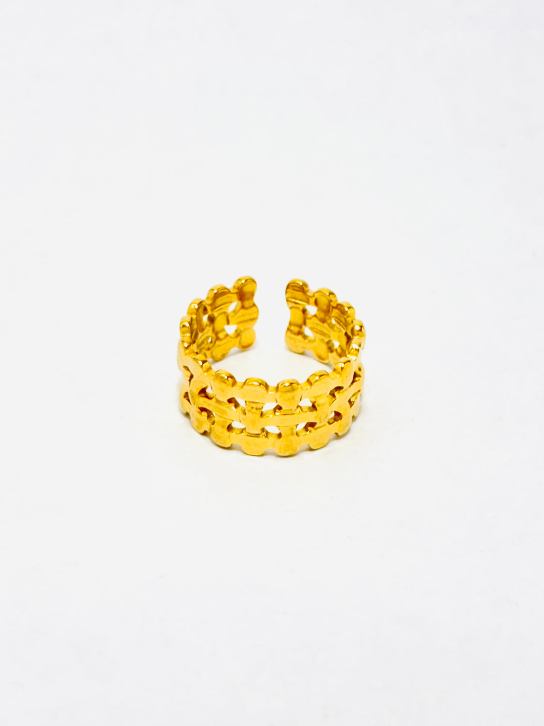 Regal Interlace Textured Ring